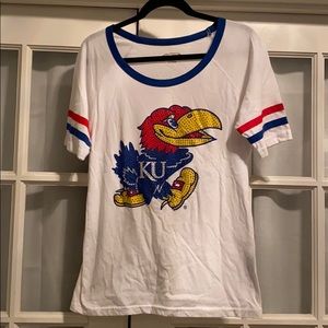Kansas Jayhawks Women’s Jeweled Tee